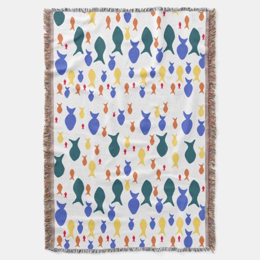 Poissons Jetez une couverture (devant Vertical)