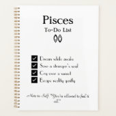 Poissons - Liste des tâches (Devant)