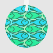 Poissons modernes de la moitié du siècle, vert de (dos)