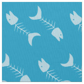 Poissons Motif tissu bleu (fermé)