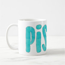 Poissons Mug café blanc