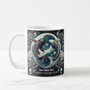 Poissons "Où les rêves coulent" Mug Zodiac