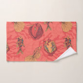 Poissons sur corail vivant arrière - plan (Serviette à main)