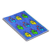 Poissons tropicaux 1 carnet de notes à spirale (Côté Droit)