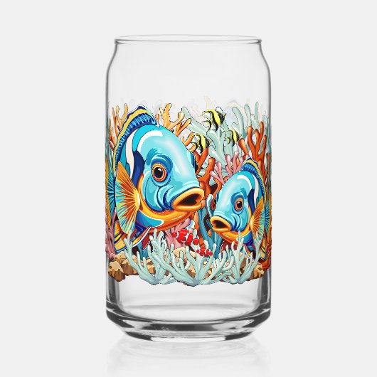 Poissons Tropicaux Couleurs Vives Ambiance Été (Recto)