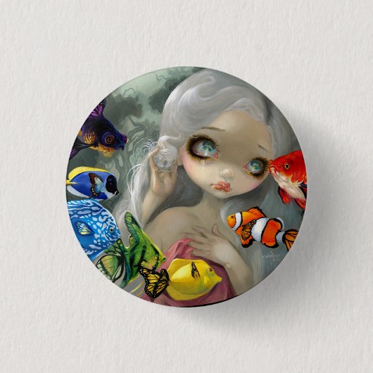 "Poissons Volants: Button "Arc-en-Ciel" (Voorkant)
