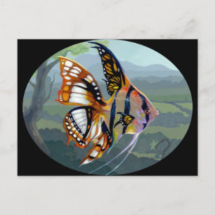 "Poissons Volants : Étude I" Briefkaart