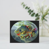 "Poissons Volants : Étude II" Carte postale (Debout devant)