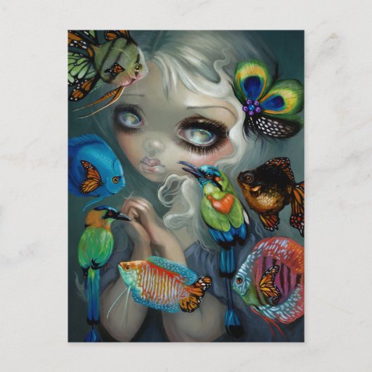 "Poissons Volants :  Les Oiseaux" Carte postale (Devant)