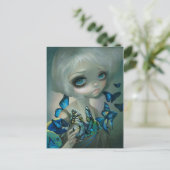 "Poissons Volants : Les Poissons Bleus" Carte pos (Debout devant)