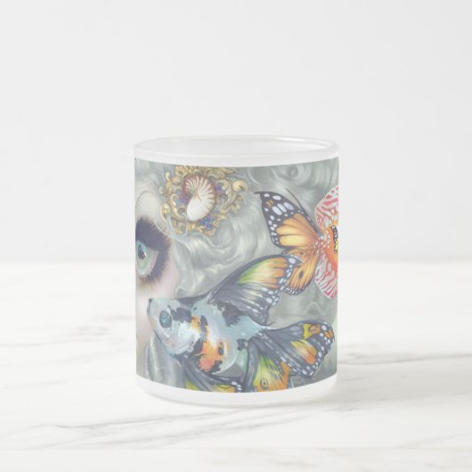 "Poissons Volants : Tasse de coiffure de La" (Centre)