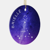 Poissons Zodiac Ornement personnalisé Cadeau Zodia (Droite)