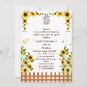 Poite Janeu Upanayanam Hindoe Heilige Draad Blauw  Kaart (Voorkant)