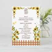 Poite Janeu Upanayanam Hindoe Heilige Draad Blauw  Kaart (Staand voorkant)