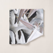 Poitrine de Pélicans (Gant de toilette)