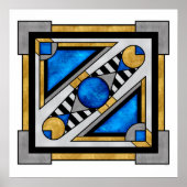 Poitrine naine - Art Déco Fantasty Abstrait (Devant)