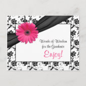 Poitrine rose de gerbera damask conseil de graduat (Devant)