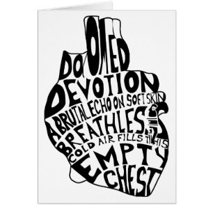 poitrine vide : coeur anatomique