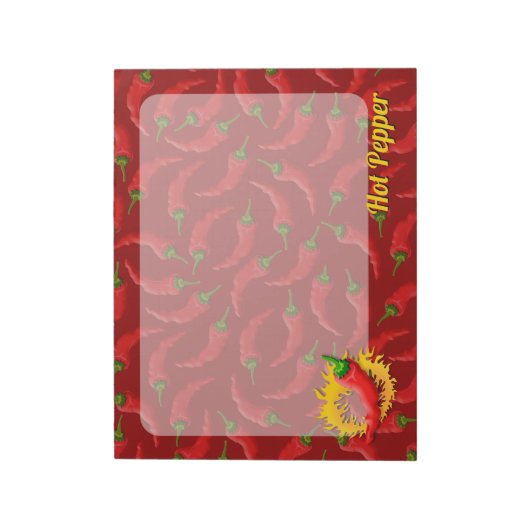 Poivre avec Bloc-notes flamme (Tourné)