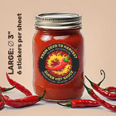 Poivre avec Étiquette flamme