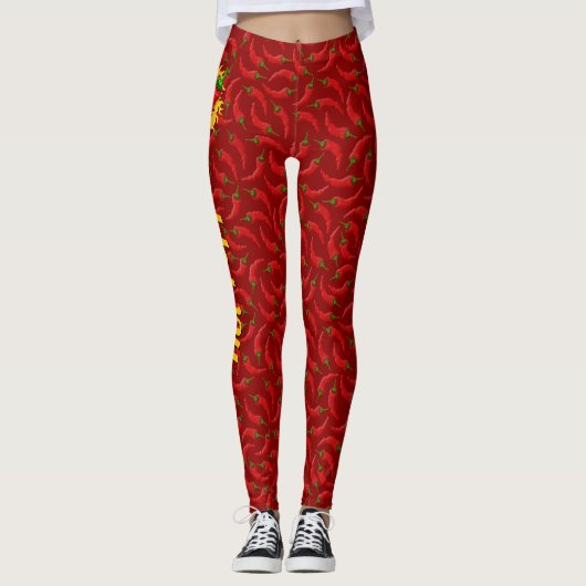 Poivre avec Leggings flammes (Devant)