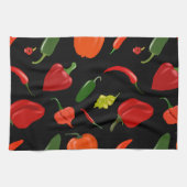 Poivrons épicés Serviette de cuisine (Horizontal)