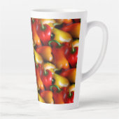 Poivrons rouges et jaunes Latte Mug (Droite)