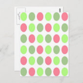 POKA DOT BRIEFKAART (Voorkant / Achterkant)