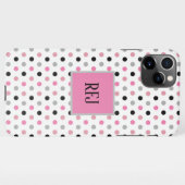  poka Dots iPhone Hoesje (Achterkant horizontaal)