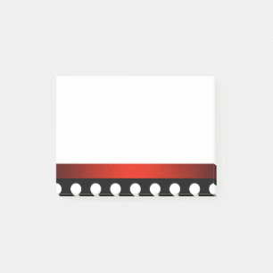 Poke A point Bordure rouge Post-it® Notes
