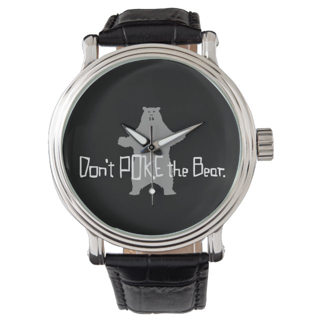 Poke het BEER niet Horloge (Voorkant)