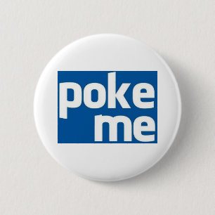 Poke me ronde button 5,7 cm