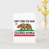 Poke niet het Beer van Californië Kaart (Gele Bloem)