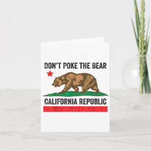 Poke niet het Beer van Californië Kaart