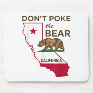 Poke niet het Beer van Californië Muismat