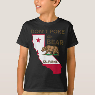 Poke niet het Beer van Californië T-shirt