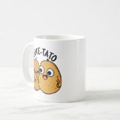 Poke-tato Funny Potato Pun Koffiemok (Voorkant links)