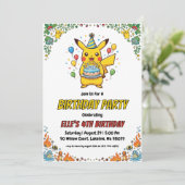 Pokémon Birthday Invitations (Debout devant)