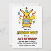 Pokémon Birthday Invitations (Devant)