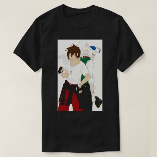 Pokemon Trainers - Micheal & Fredrick T-shirt (Design voorkant)