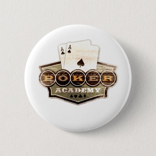Poker Academy Ronde Button 5,7 Cm (Voorkant)