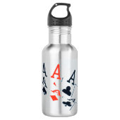 Poker, Aces, Waterfles (Voorkant)