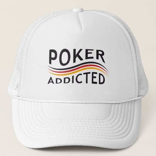 POKER addicted Trucker Pet (Voorkant)