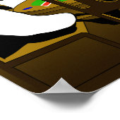 Poker affiche de pingouin (Coin)