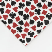 Poker-afspeelkaartmodel Fleece Deken (Hoek)