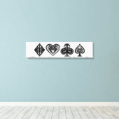 Poker Art Canvas Afdruk (Insitu (Houten vloer))