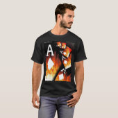 Poker Art Decor T shirt Aces of Diamonds Collage (Voorkant volledig)