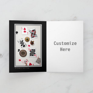 Poker Artsy Aanpasbare Kaart voor Spelers