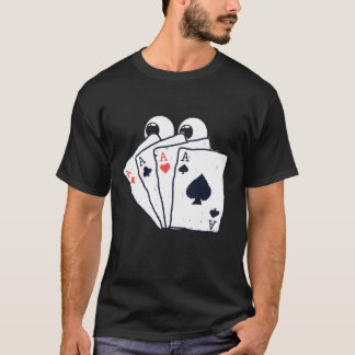 Poker Basic donker T-shirt