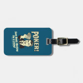 Poker: Beats Working for a Living Bagagelabel (Voorkant horizontaal)